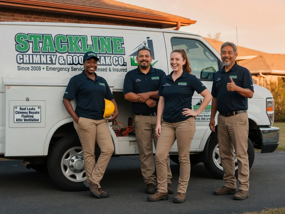 Chimney flashing repair company in Lawtell, LA